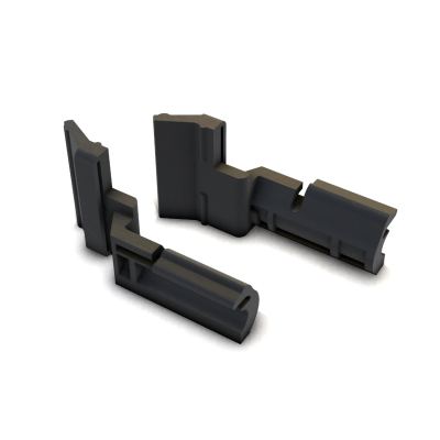 Kia Optima Sunroof Guide Clips Front Repair Kit Left & Right Black 81655-3S000 (copy) — render 6