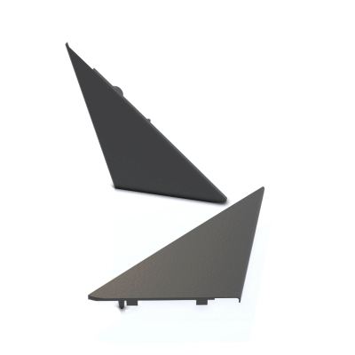 BMW E30 Interior Blank Door Mirror Cover Left and Right 51321904517 / 51321904518 — render 1