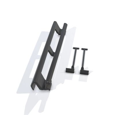 Mercedes W201 Front Bumper Tow Hook Cover A2018800505 / A2018800305 — render 4