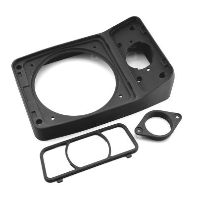 BMW E23 E28 E30 Rear Speaker Cover Surround, close-up detail of grille texture — OEM 65131377769