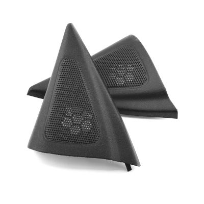 Mercedes W208 CLK Speaker Tweeter Cover Trim, top-down view highlighting grille pattern — OEM A2087250111