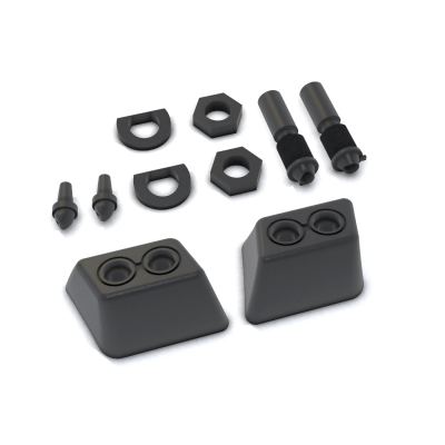 BMW E34 Headlight Washer Nozzle L/R Set - 61671384961 / 61671384962 — render 1